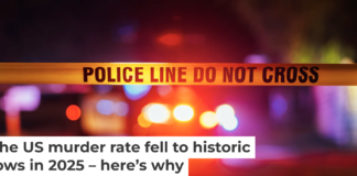 The reported rate of murder and nonnegligent manslaughter may be the lowest since reliable national data began to be collected in 1960. Jeremy Hogan/Photodisc via Getty Images